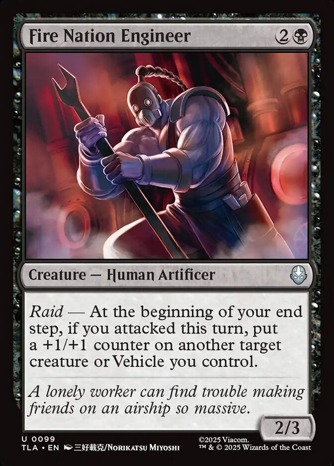 Fire Nation Engineer 99/286 (Avatar: The Last Airbender)  - Foil