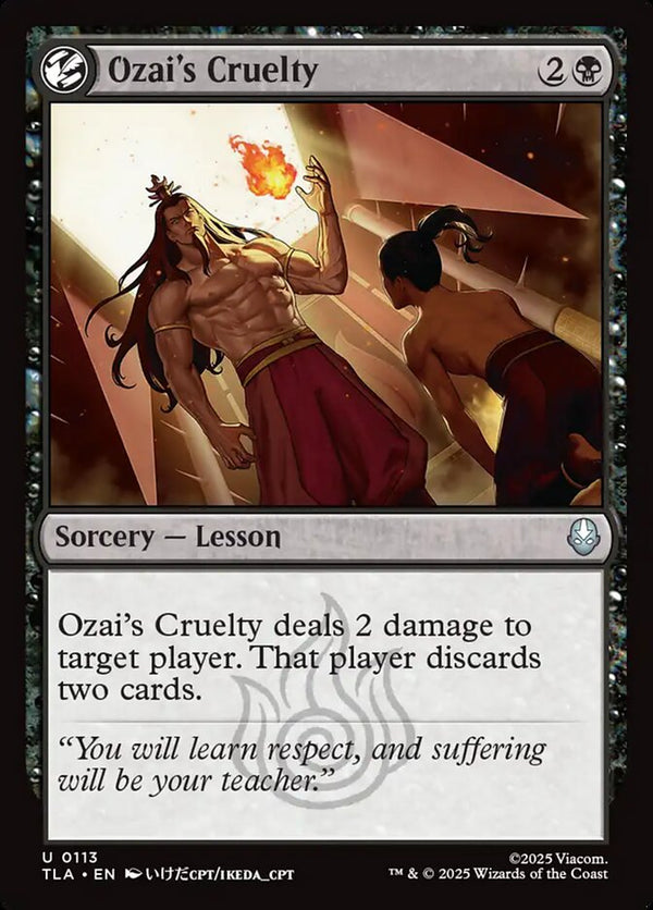 Ozai's Cruelty 113/286 (Avatar: The Last Airbender) 