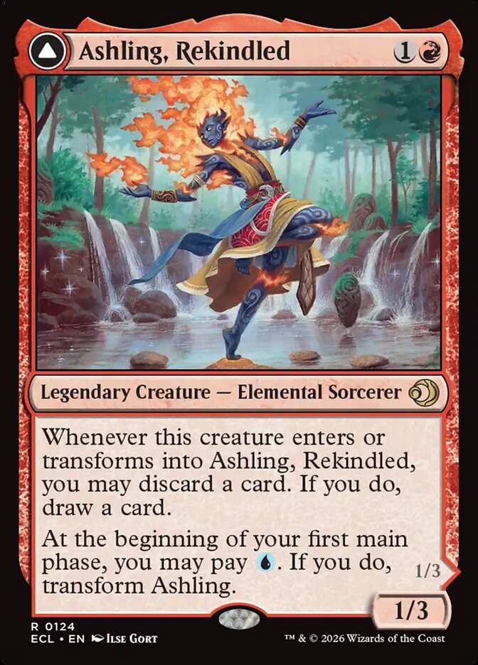 Ashling Rekindled 124 (Lorwyn Eclipsed)  - Foil