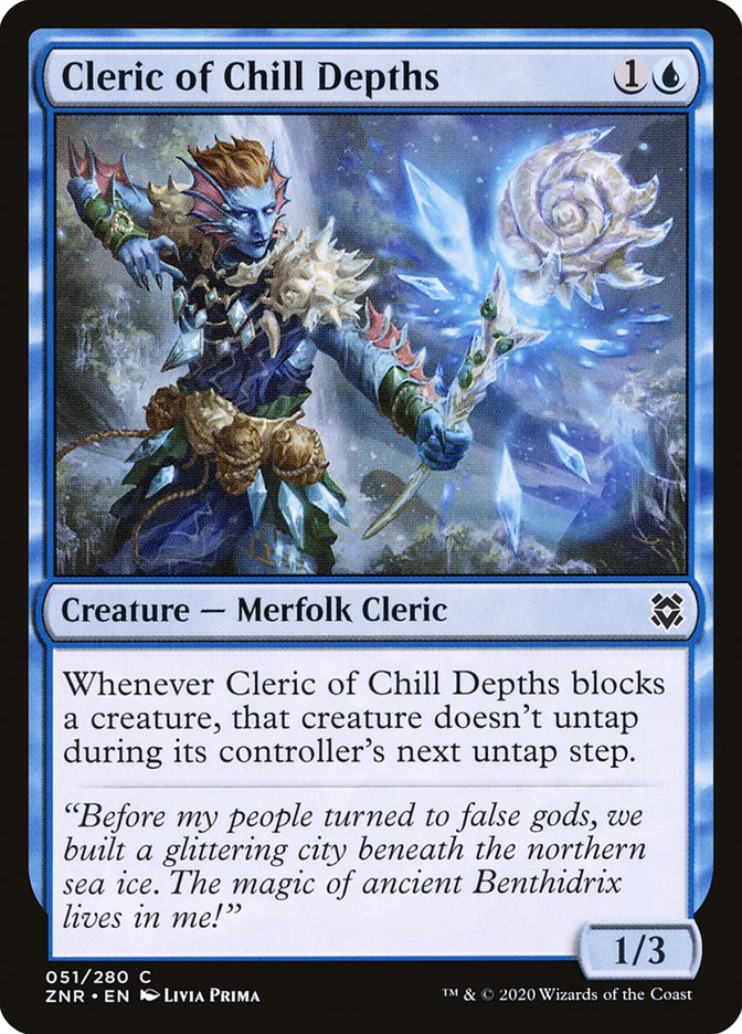 Cleric of Chill Depths 51/280 (Zendikar Rising) 