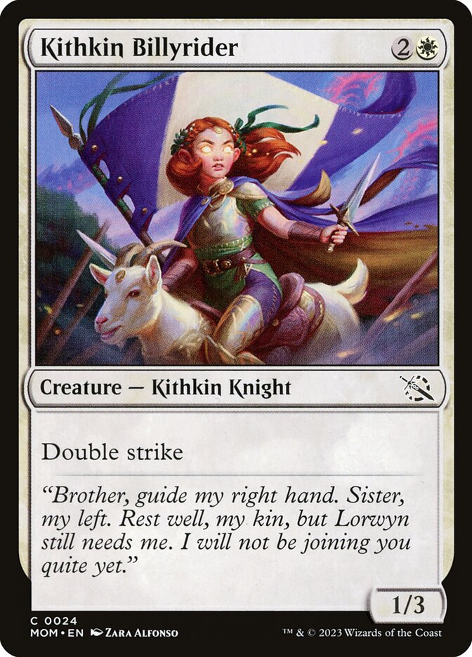 Kithkin Billyrider 24/291 (March of the Machine) 