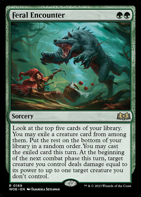 Feral Encounter 169/276 (Wilds of Eldraine) 