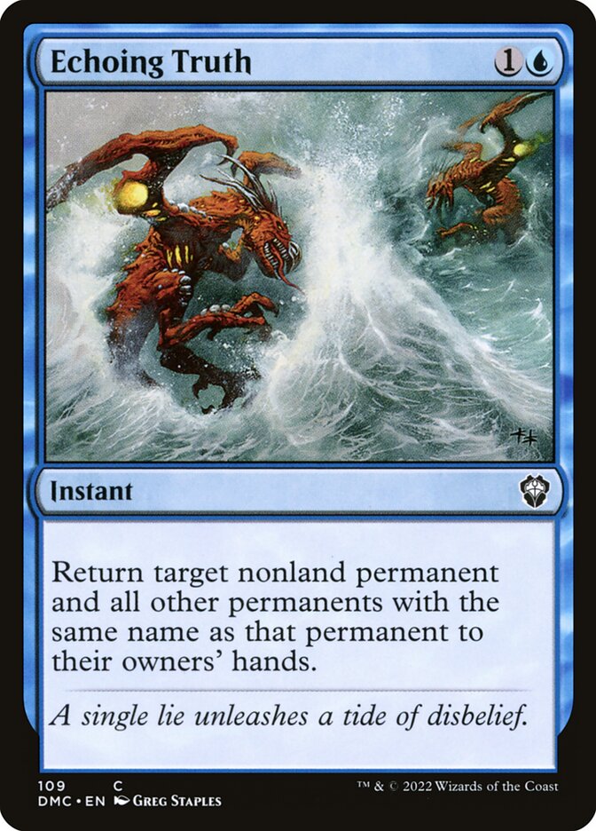 Echoing Truth 109/50 (Commander: Dominaria United) 