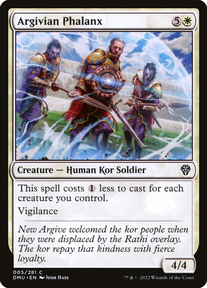Argivian Phalanx 5/281 (Dominaria United) 