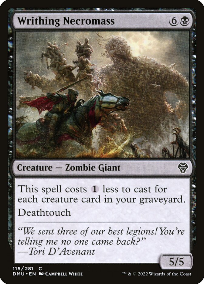 Writhing Necromass 115/281 (Dominaria United) 