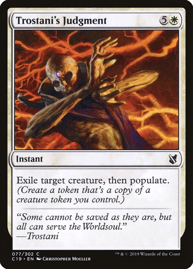 Trostani's Judgment 77/302 (Commander 2019) 