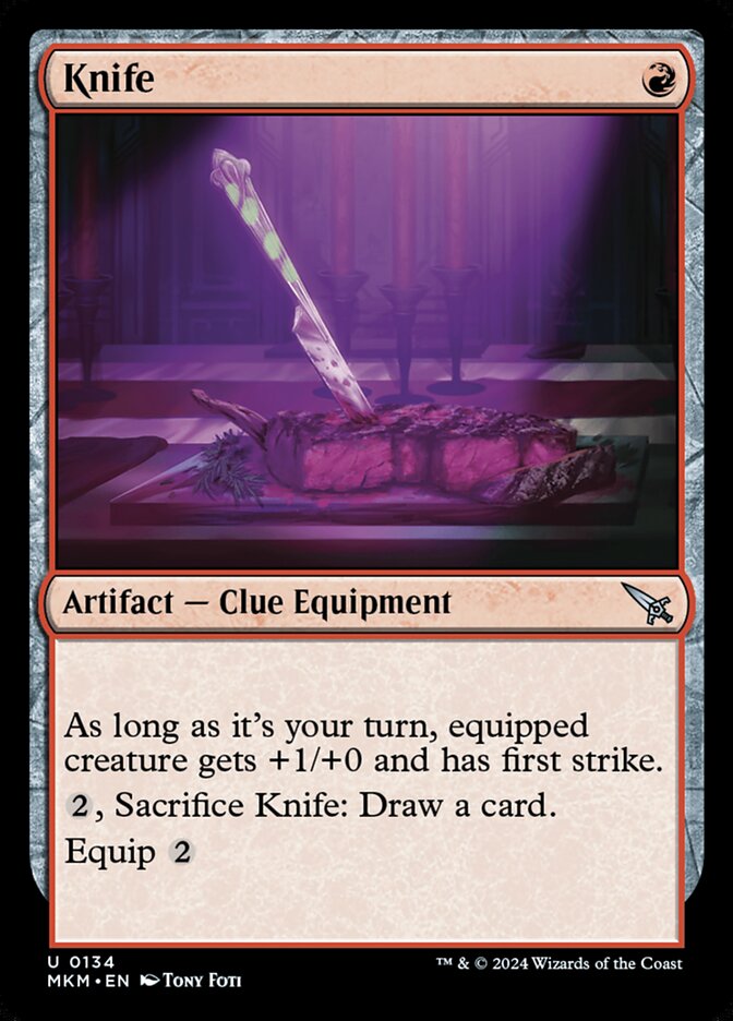 Knife 134/286 (Murders at Karlov Manor) 