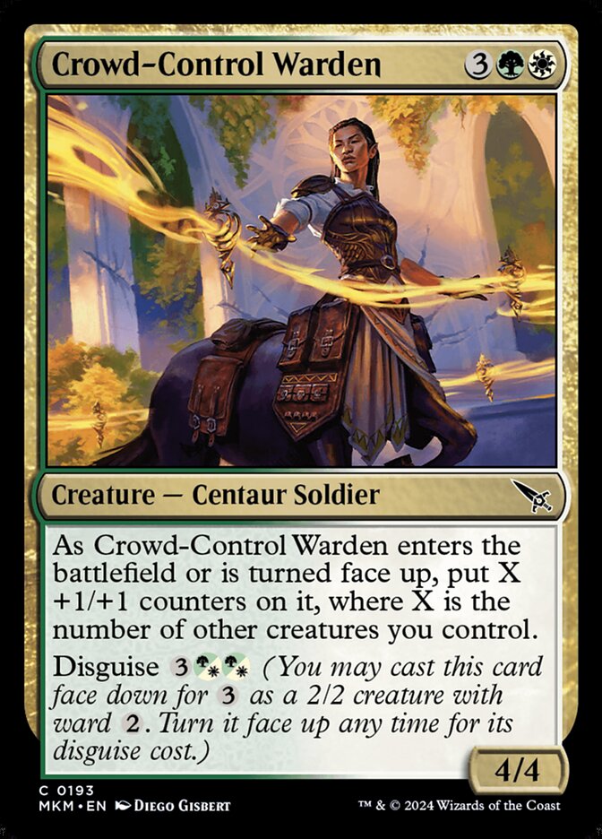 Crowd-Control Warden 193/286 (Murders at Karlov Manor) 