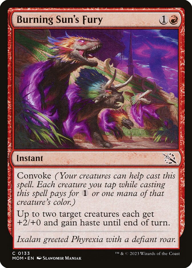 Burning Sun's Fury 133/291 (March of the Machine) 