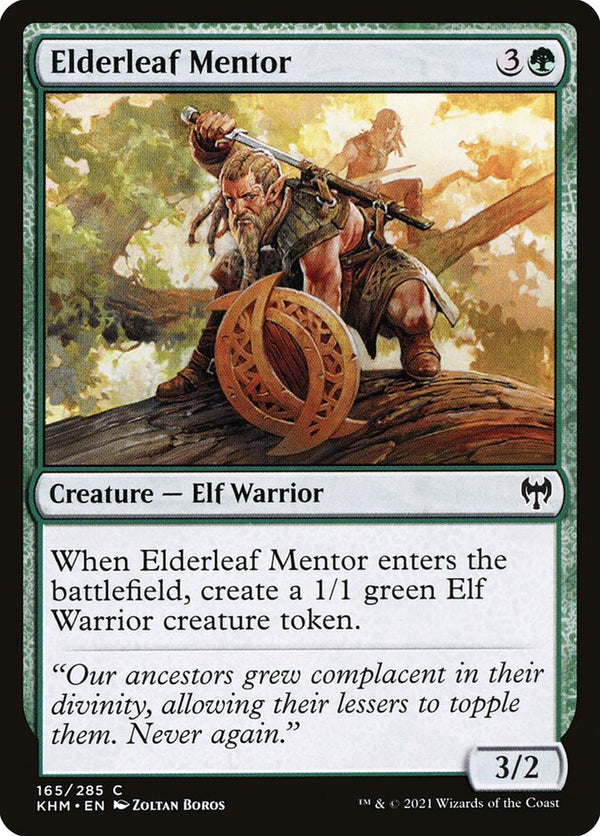 Elderleaf Mentor 165/285 (Kaldheim) 