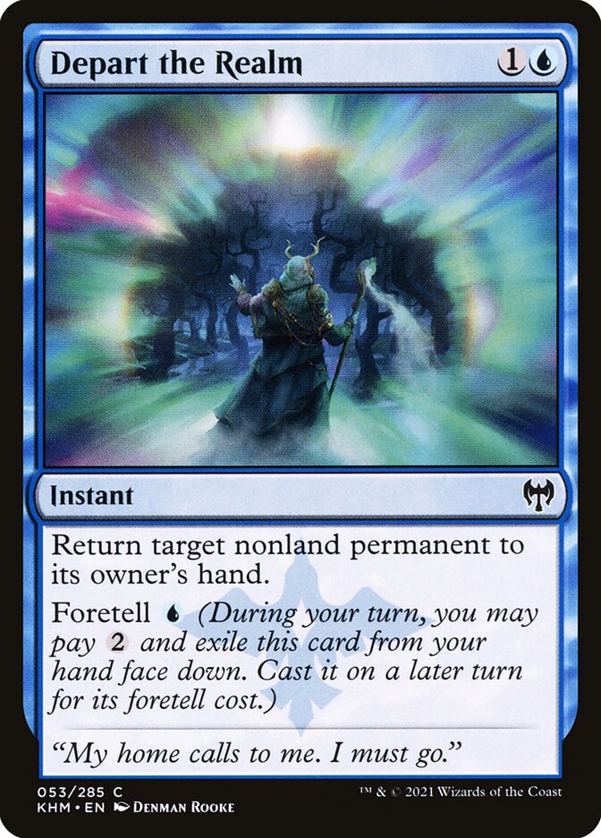 Depart the Realm 53/285 (Kaldheim) 