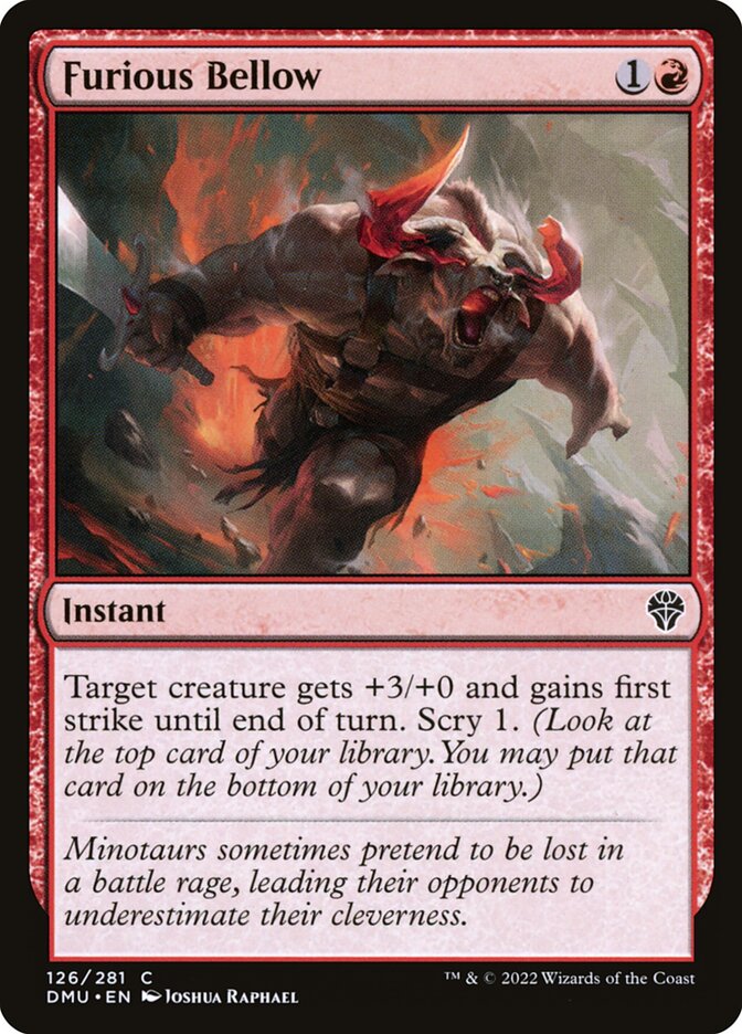 Furious Bellow 126/281 (Dominaria United) 