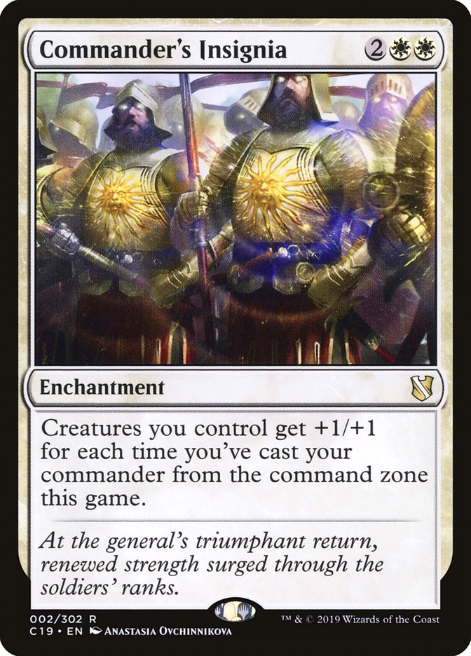 Commander's Insignia 2/302 (Commander 2019) 