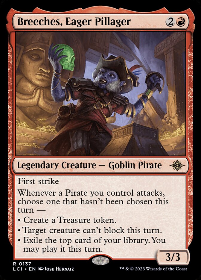 Breeches, Eager Pillager 137/291 (The Lost Caverns of Ixalan)  - Foil