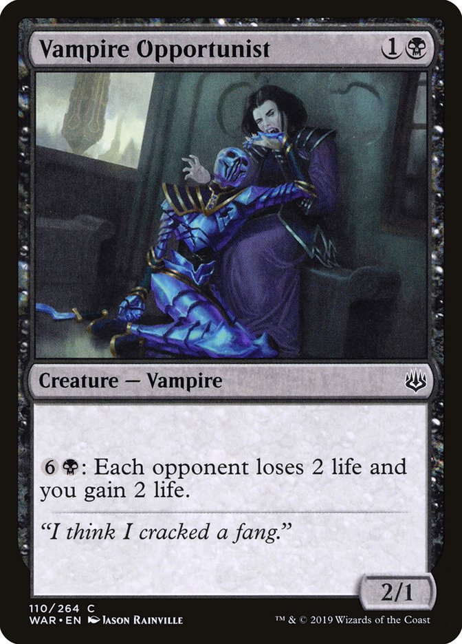 Vampire Opportunist 110/264 (War of the Spark) 