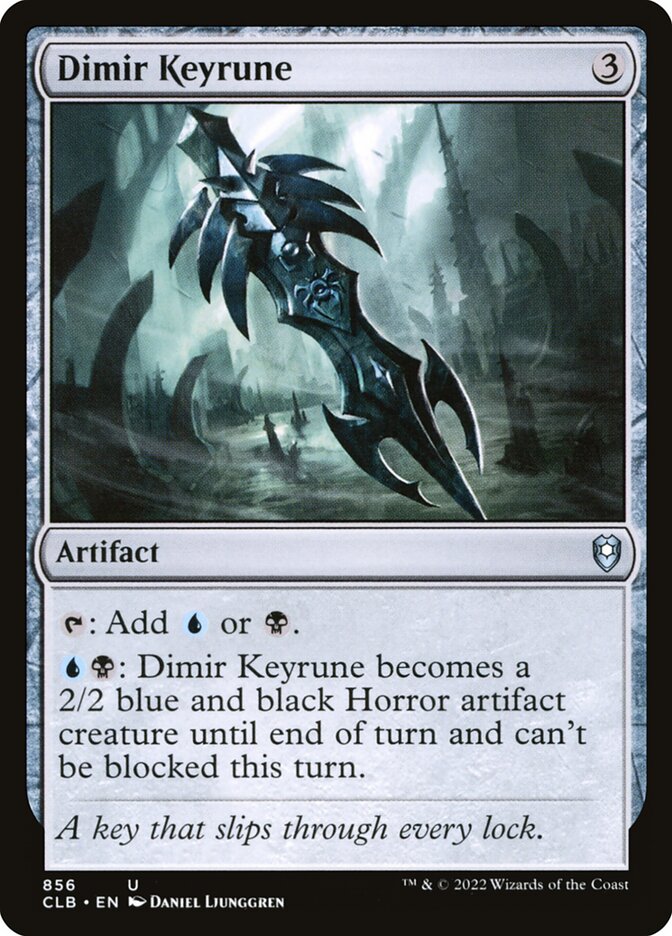 Dimir Keyrune 856/361 (Commander Legends: Battle for Baldur's Gate) 