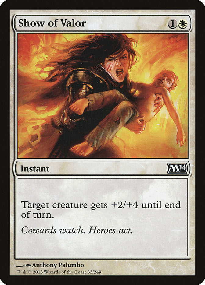 Show of Valor 33/249 (Magic 2014 (M14)) 