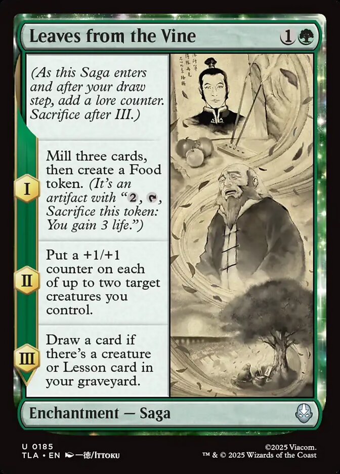 Leaves from the Vine 185/286 (Avatar: The Last Airbender) 