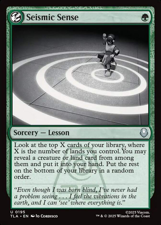 Seismic Sense 195 (Avatar: The Last Airbender) 