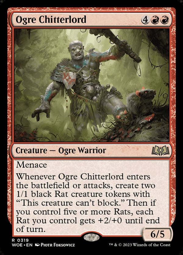 Ogre Chitterlord 319/276 (Wilds of Eldraine) 