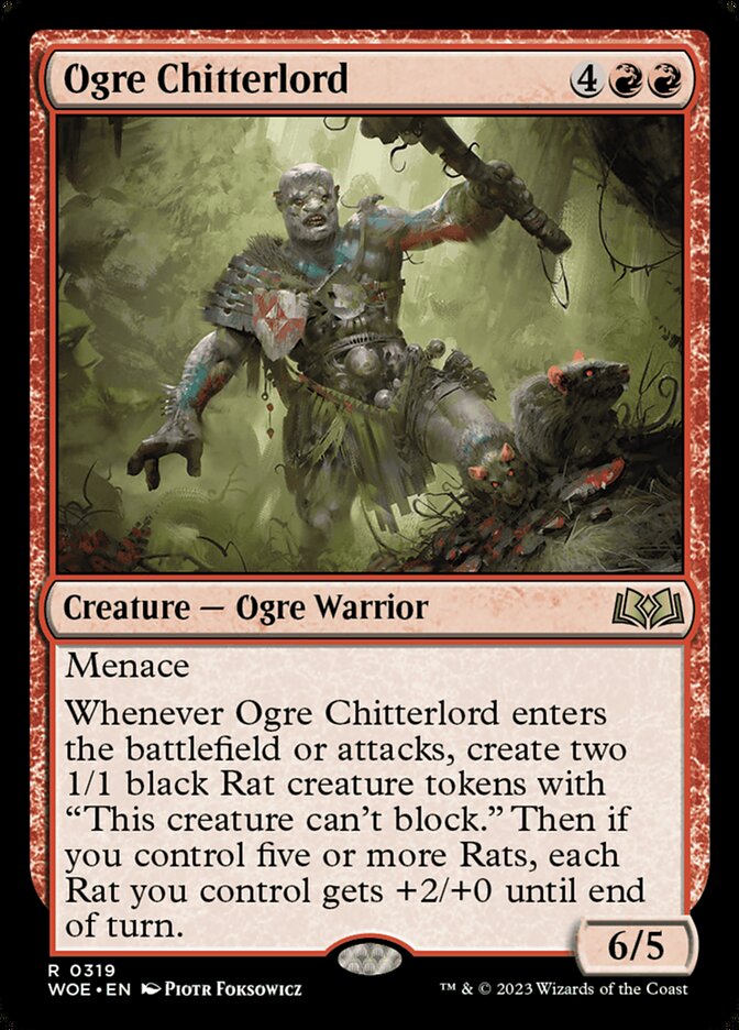 Ogre Chitterlord 319 (Wilds of Eldraine) 