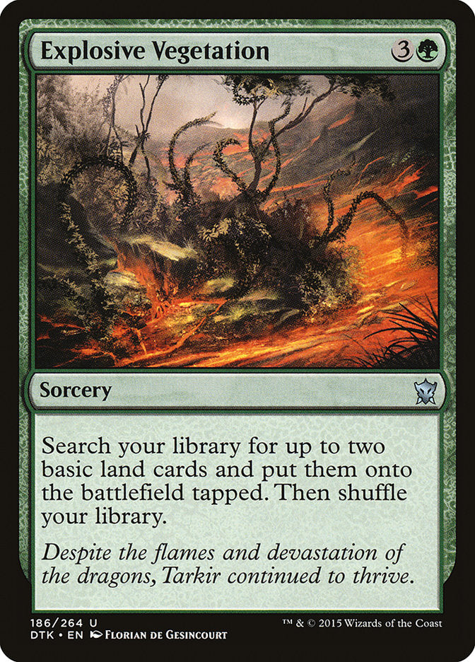 Explosive Vegetation 186/264 (Dragons of Tarkir) 