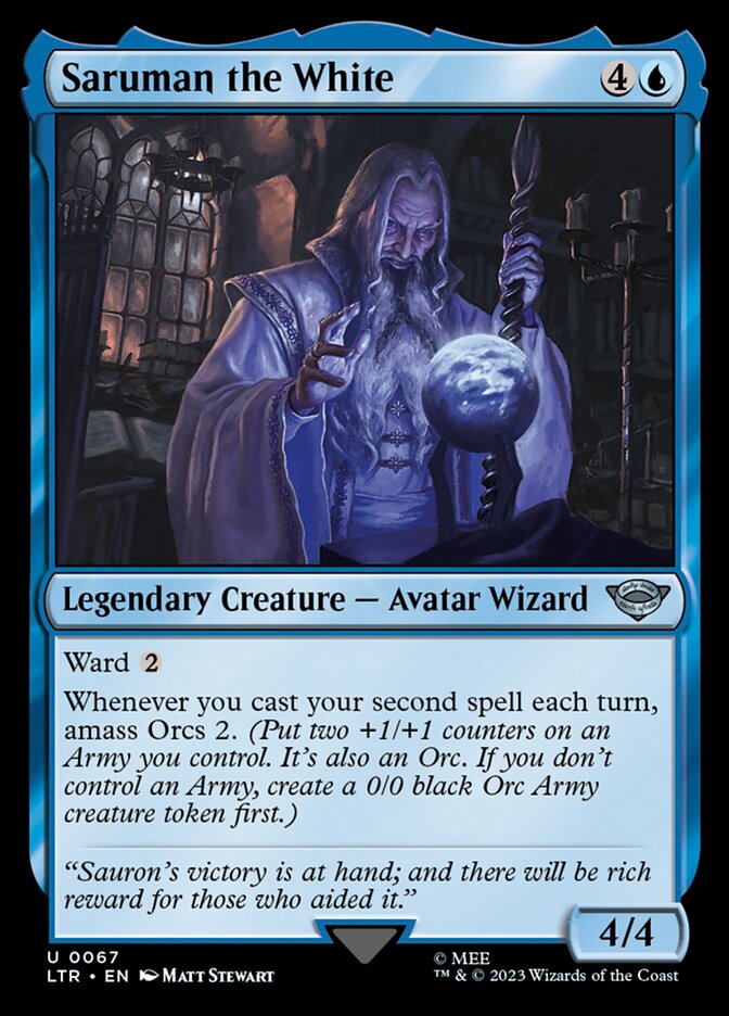 Saruman the White 67/281 (Universes Beyond: The Lord of the Rings: Tales of Middle-earth) 
