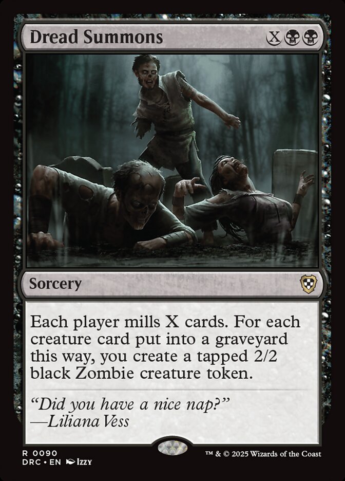 Dread Summons 90/187 (Commander: Aetherdrift) 