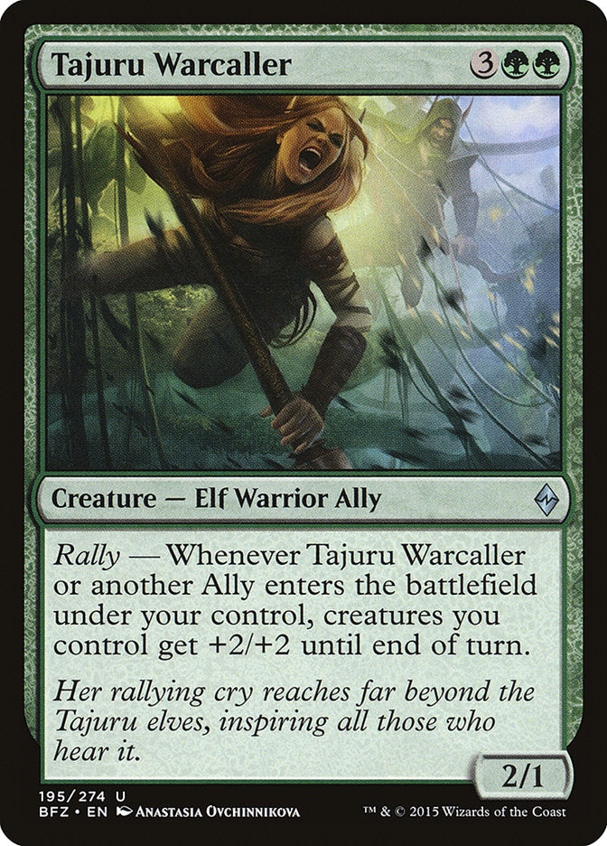 Tajuru Warcaller 195 (Battle for Zendikar) 