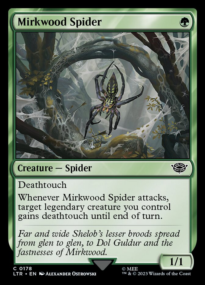 Mirkwood Spider 178/281 (Universes Beyond: The Lord of the Rings: Tales of Middle-earth) 