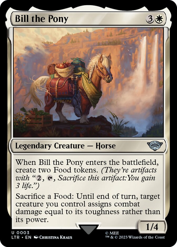 Bill the Pony 3/281 (Universes Beyond: The Lord of the Rings: Tales of Middle-earth) 