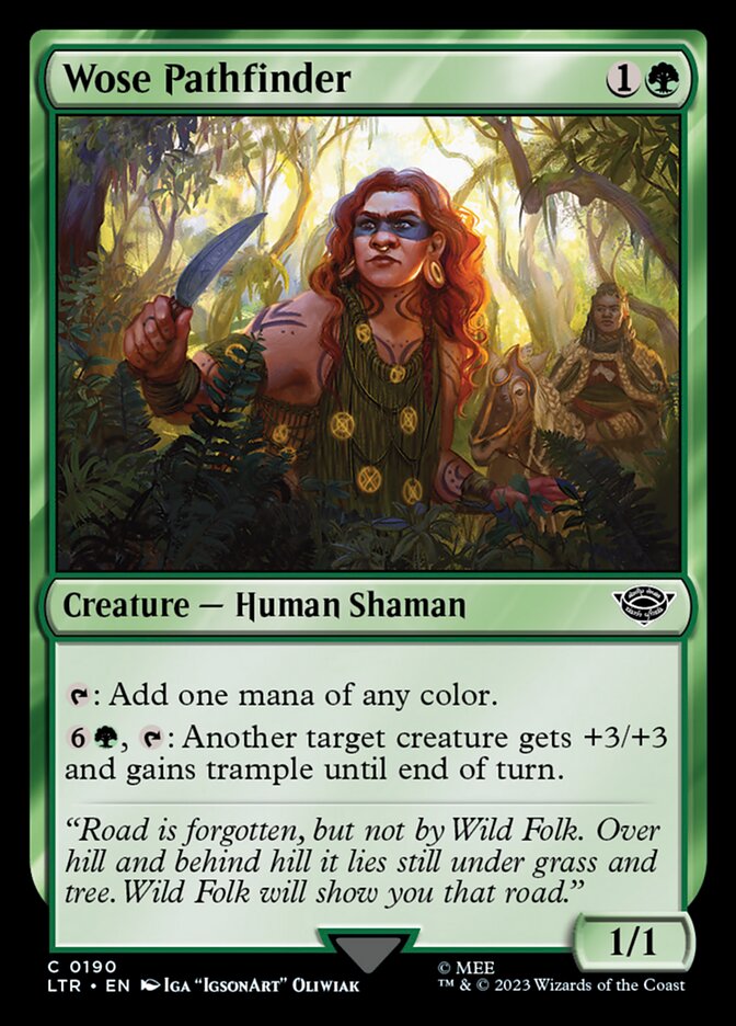 Wose Pathfinder 190/281 (Universes Beyond: The Lord of the Rings: Tales of Middle-earth) 