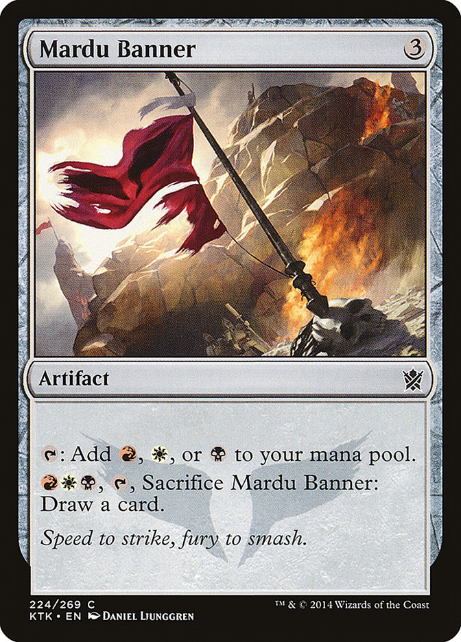 Mardu Banner 224/269 (Khans of Tarkir) 