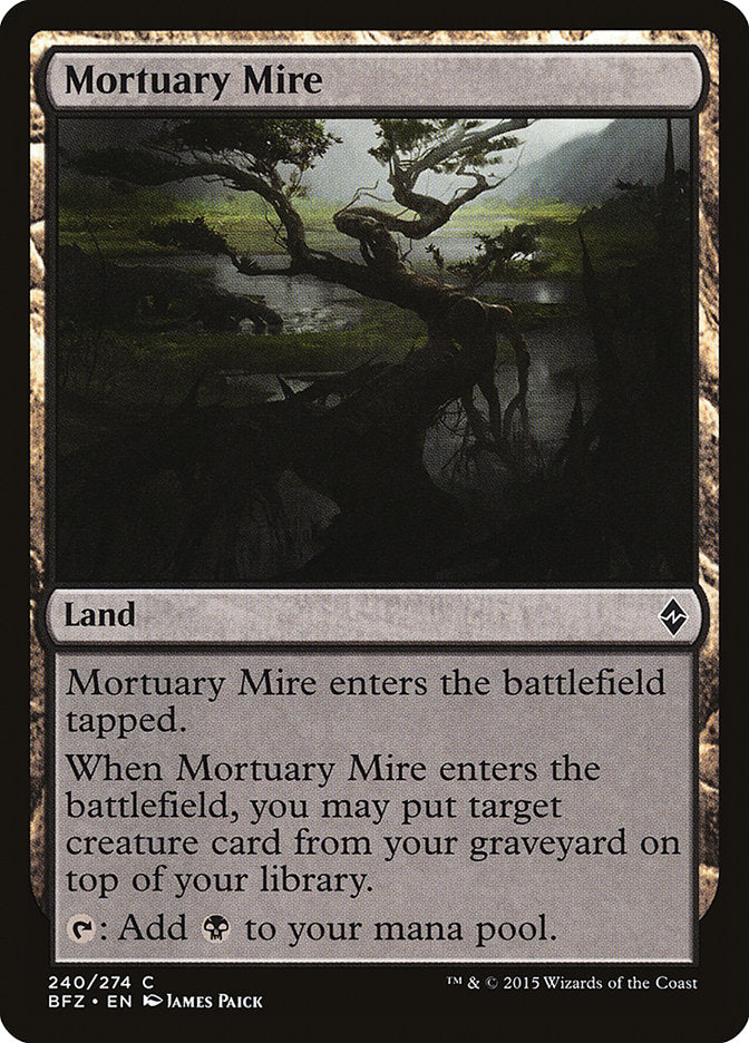 Mortuary Mire 240/274 (Battle for Zendikar) 