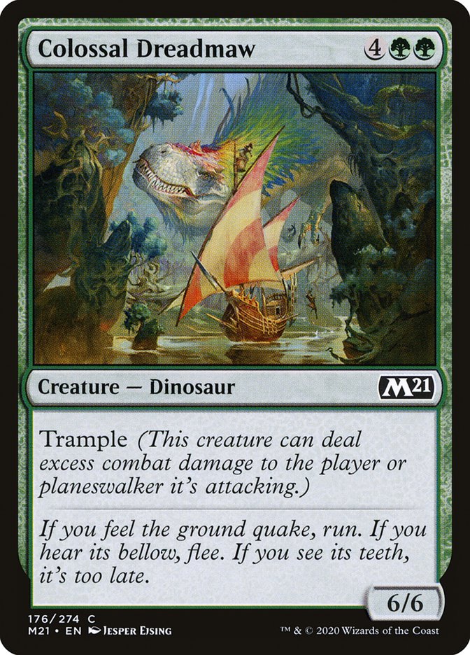 Colossal Dreadmaw 176/274 (Core Set 2021) 