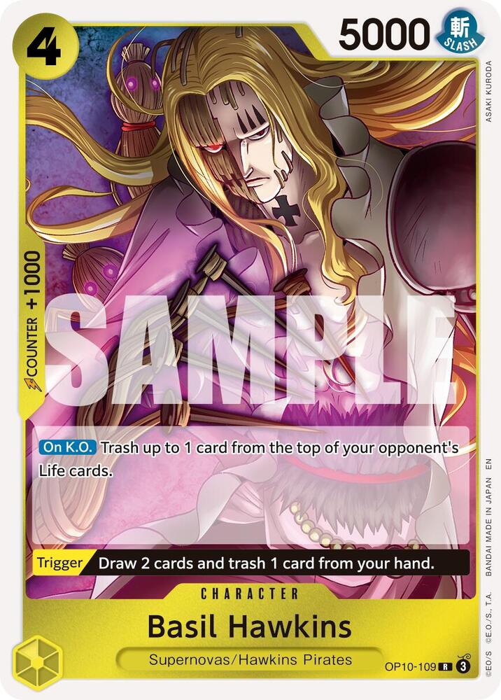 Basil Hawkins (Reprint) OP10-109 (Premium Booster -The Best- Vol. 2) 
