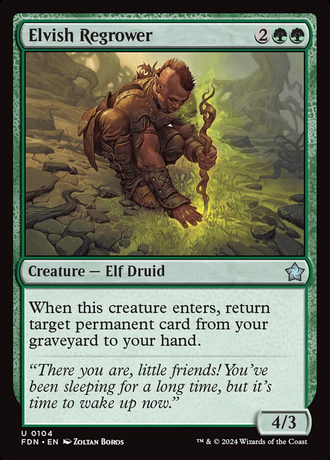 Elvish Regrower 104/291 (Foundations) 