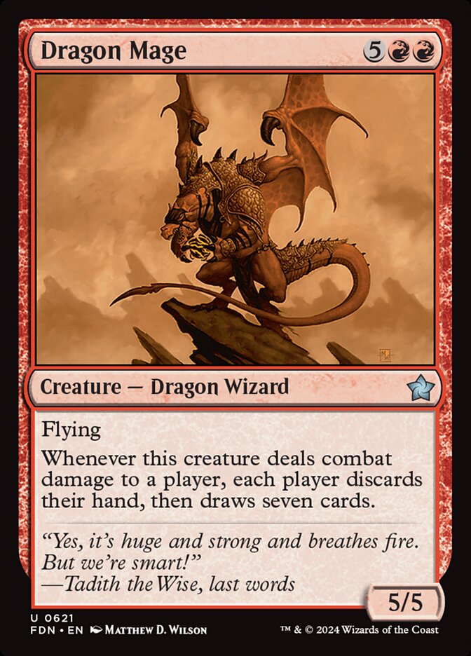 Dragon Mage 621/291 (Foundations) 