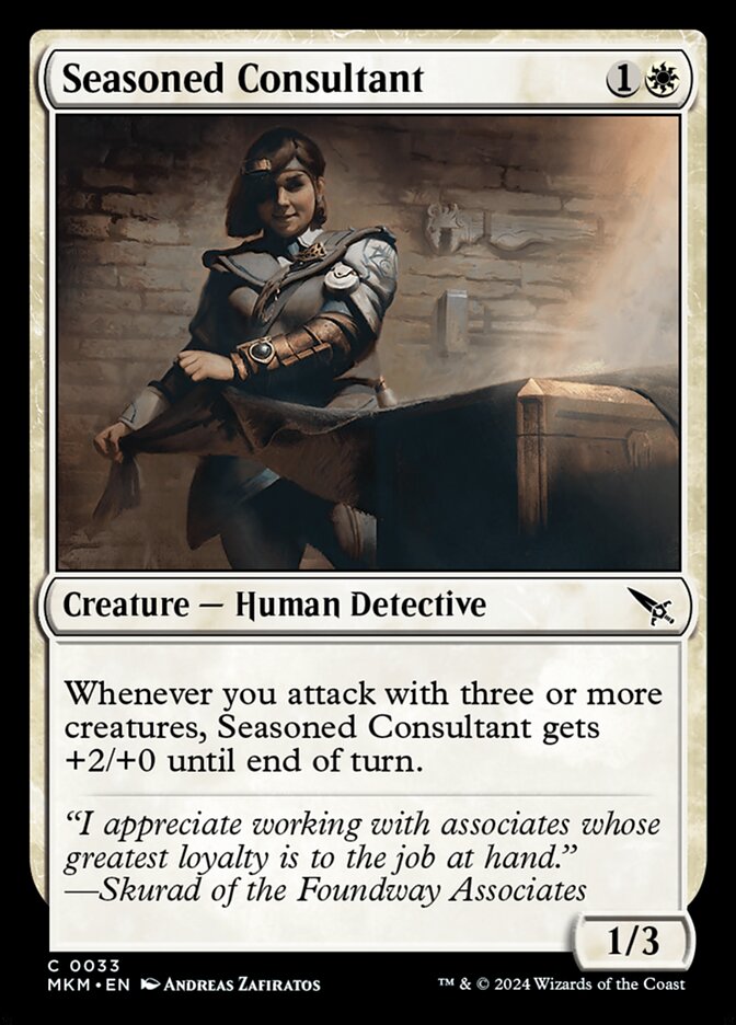 Seasoned Consultant 33/286 (Murders at Karlov Manor) 