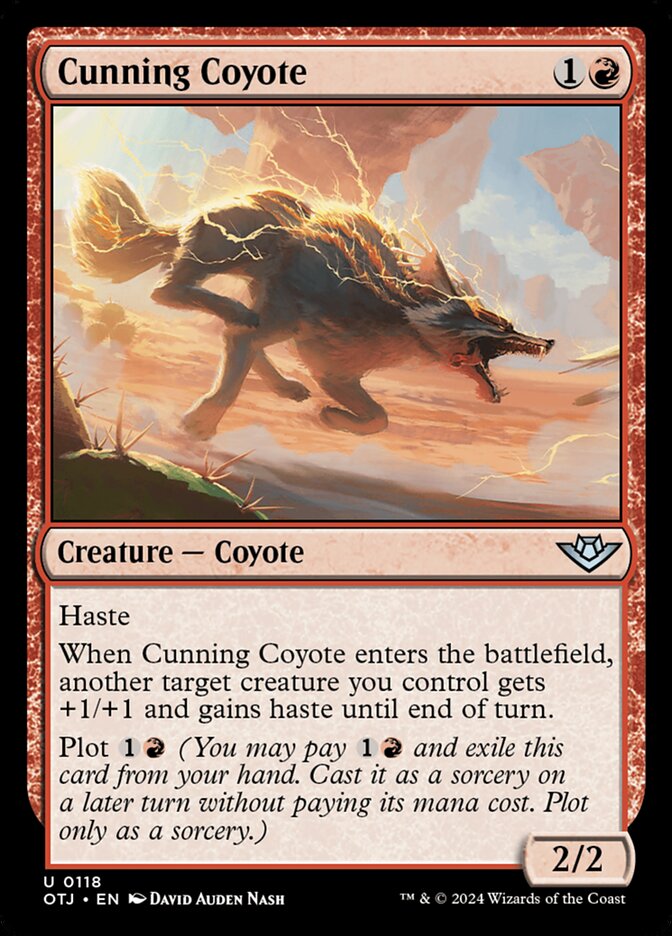 Cunning Coyote 118/286 (Outlaws of Thunder Junction) 