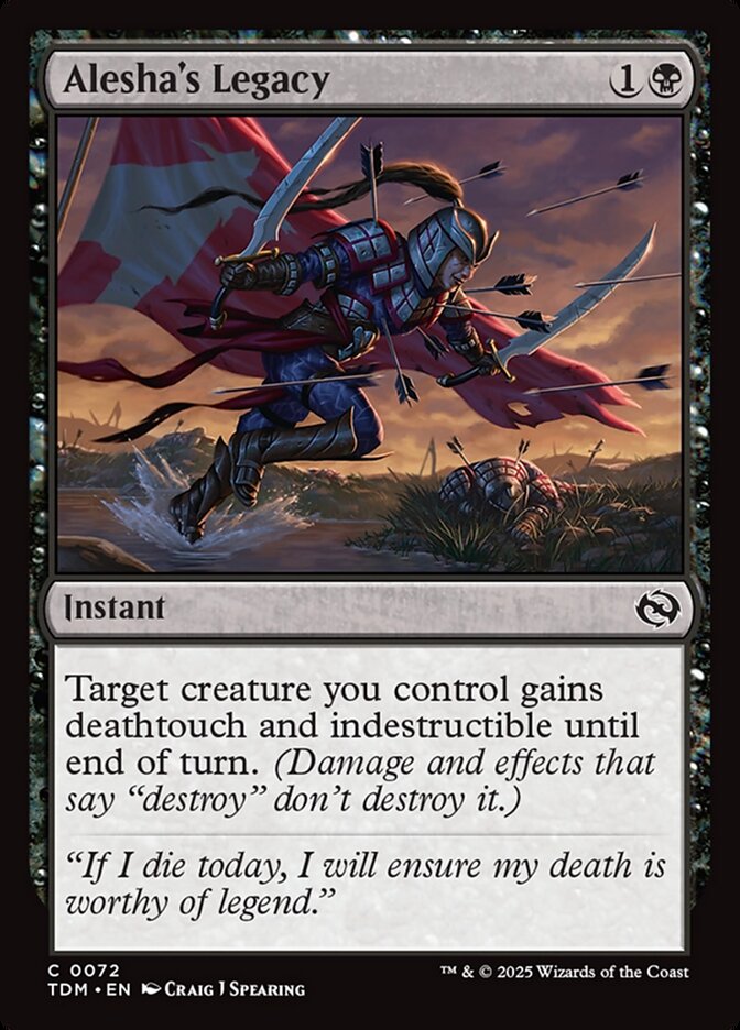 Alesha's Legacy 72 (Tarkir: Dragonstorm) 