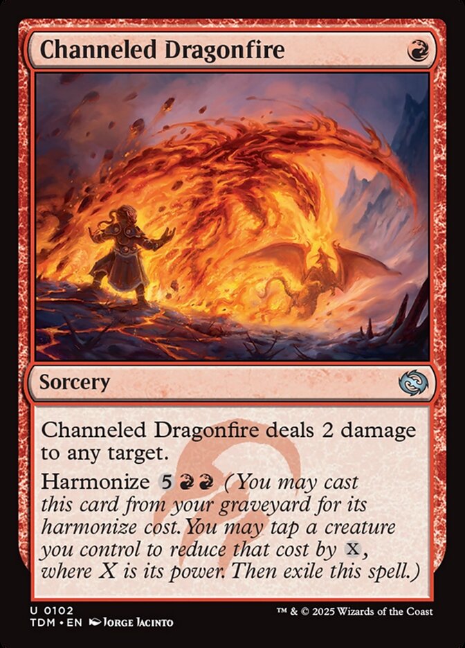 Channeled Dragonfire 102/291 (Tarkir: Dragonstorm) 