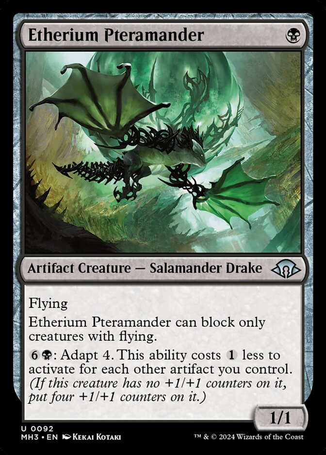 Etherium Pteramander 92/319 (Modern Horizons 3)  - Foil