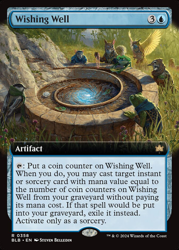 Wishing Well 358/281 (Bloomburrow)  - Extended Art