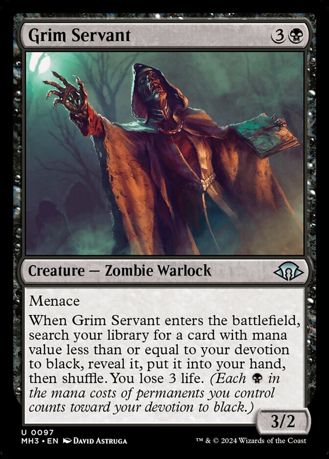 Grim Servant 97/319 (Modern Horizons 3) 