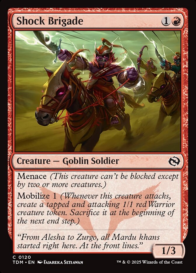 Shock Brigade 120/291 (Tarkir: Dragonstorm) 