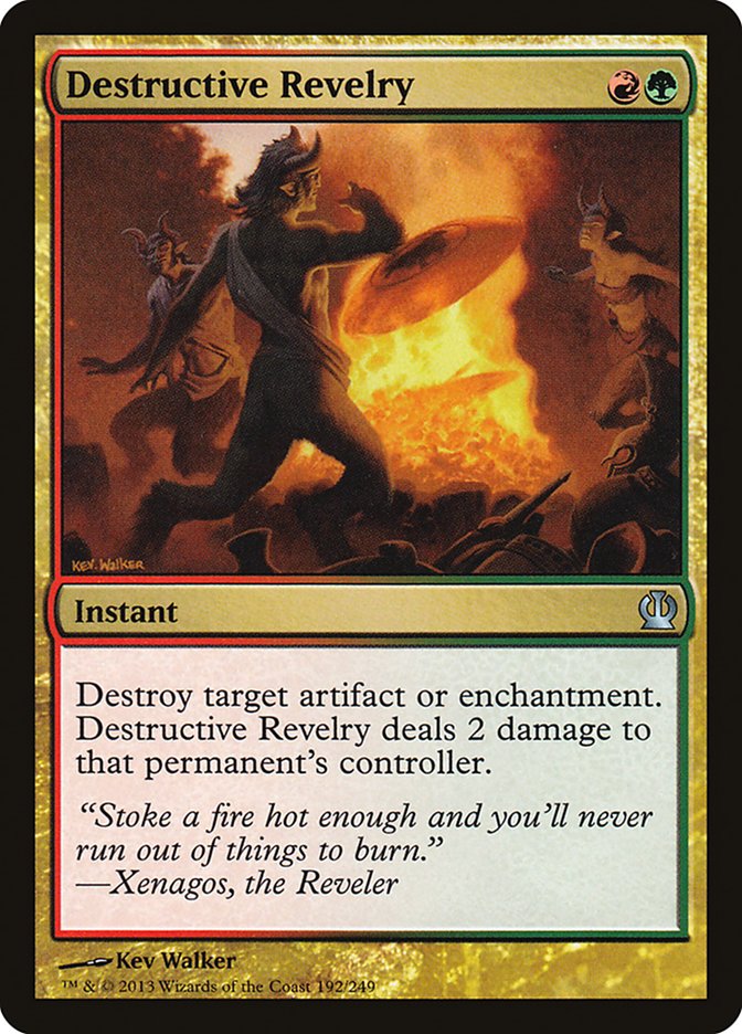 Destructive Revelry 192/249 (Theros) 