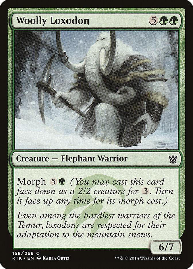 Woolly Loxodon 158/269 (Khans of Tarkir) 