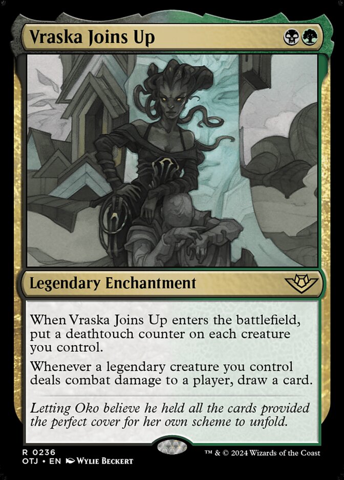 Vraska Joins Up 236/286 (Outlaws of Thunder Junction) 