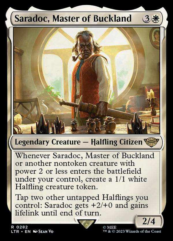 Saradoc, Master of Buckland 282/281 (Universes Beyond: The Lord of the Rings: Tales of Middle-earth) 